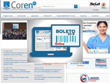 Tablet Screenshot of coren-pe.gov.br